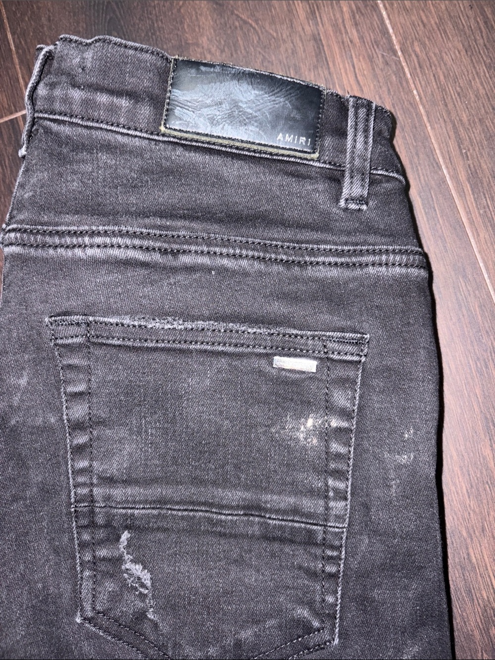 AMIRI Men’s Black Ripped Skinny Jeans - Picture 3 of 6